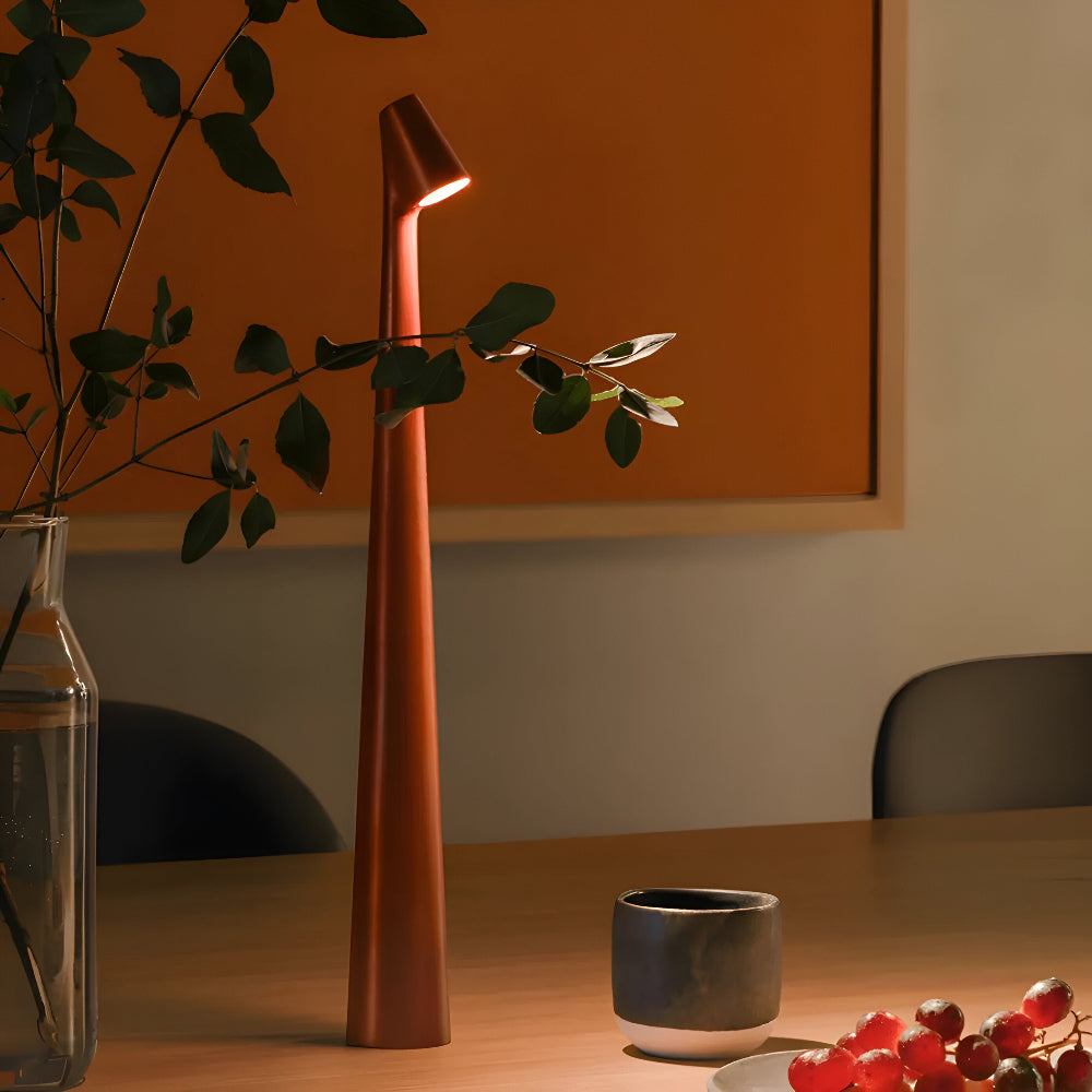 Trådløs LED-bordlampe | Lampe til stue og skrivebord | Moderne batteridrevet bordlampe | VivaLume