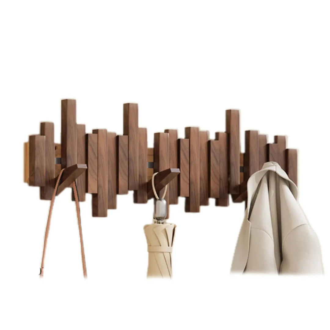 Knagerække i Klaverstil - Valnød/Bøg - Elegant Design