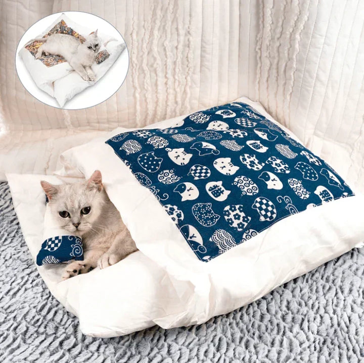 Vinter-sovepose til katte – SnugKitty Frost Magic