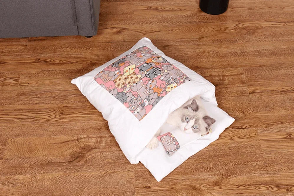 Vinter-sovepose til katte – SnugKitty Frost Magic