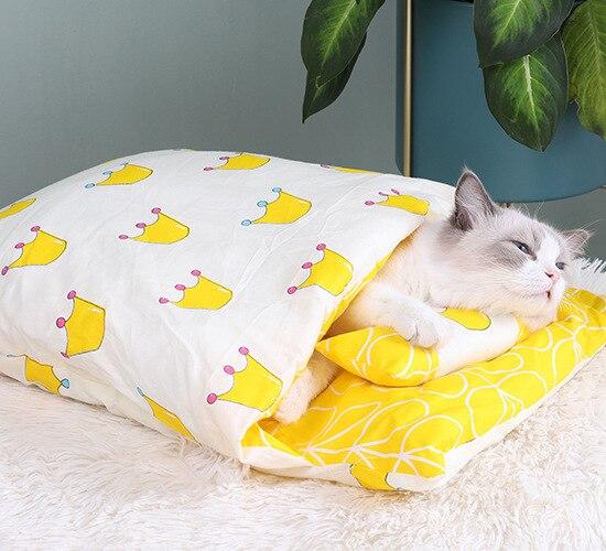 Vinter-sovepose til katte – SnugKitty Frost Magic