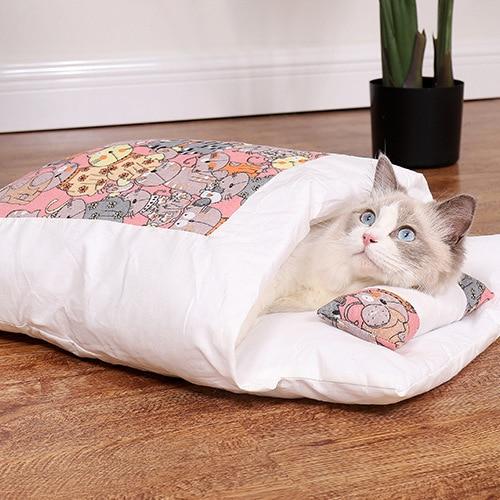 Vinter-sovepose til katte – SnugKitty Frost Magic