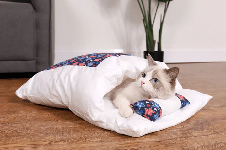 Vinter-sovepose til katte – SnugKitty Frost Magic
