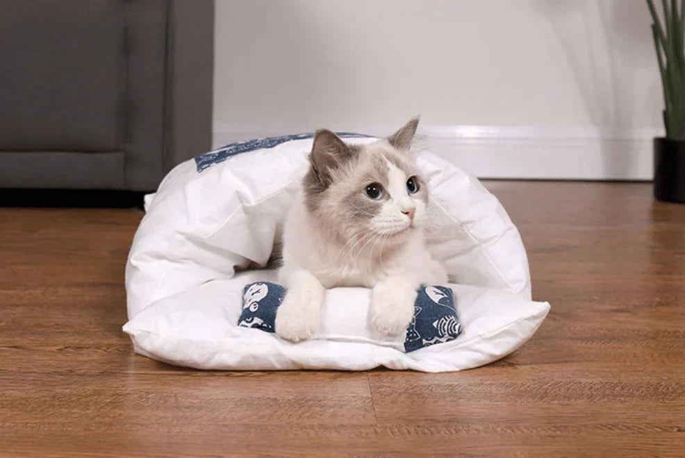 Vinter-sovepose til katte – SnugKitty Frost Magic
