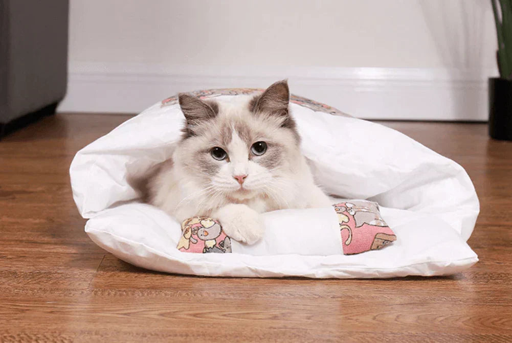 Vinter-sovepose til katte – SnugKitty Frost Magic