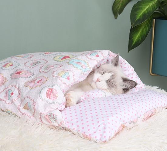 Vinter-sovepose til katte – SnugKitty Frost Magic