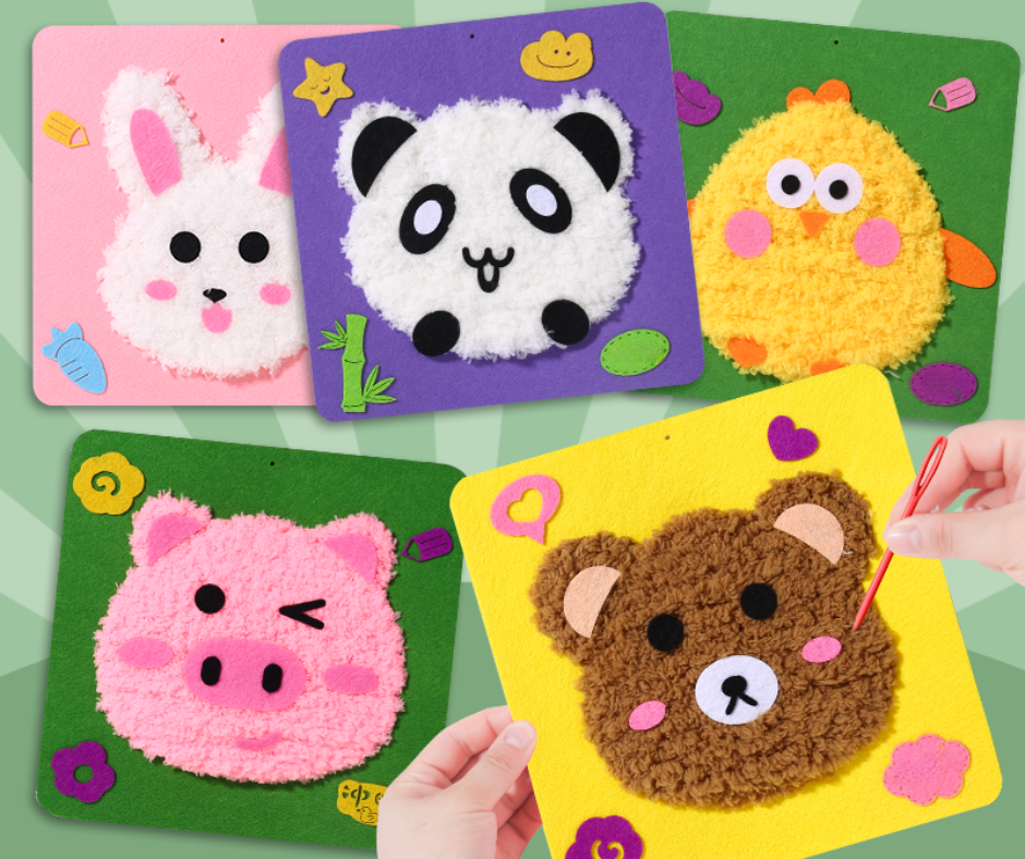 Kreativt broderisæt til børn – StitchMates