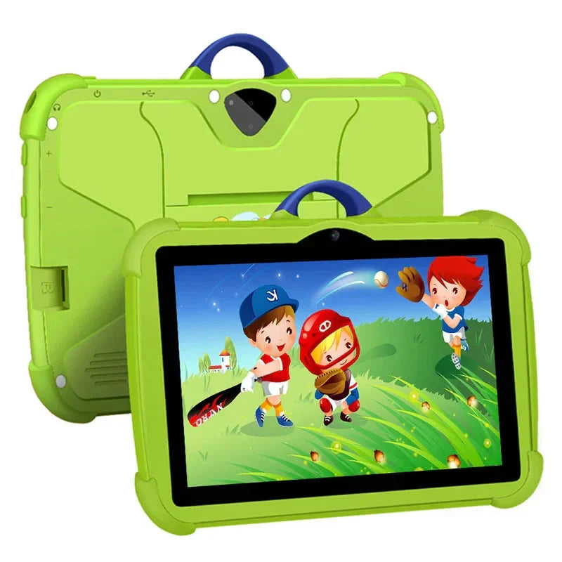 7-tommer tablet til børn | Tegnefilmsmotiv & Android | 64 GB lagerplads