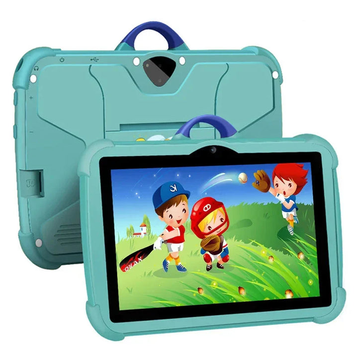 7-tommer tablet til børn | Tegnefilmsmotiv & Android | 64 GB lagerplads