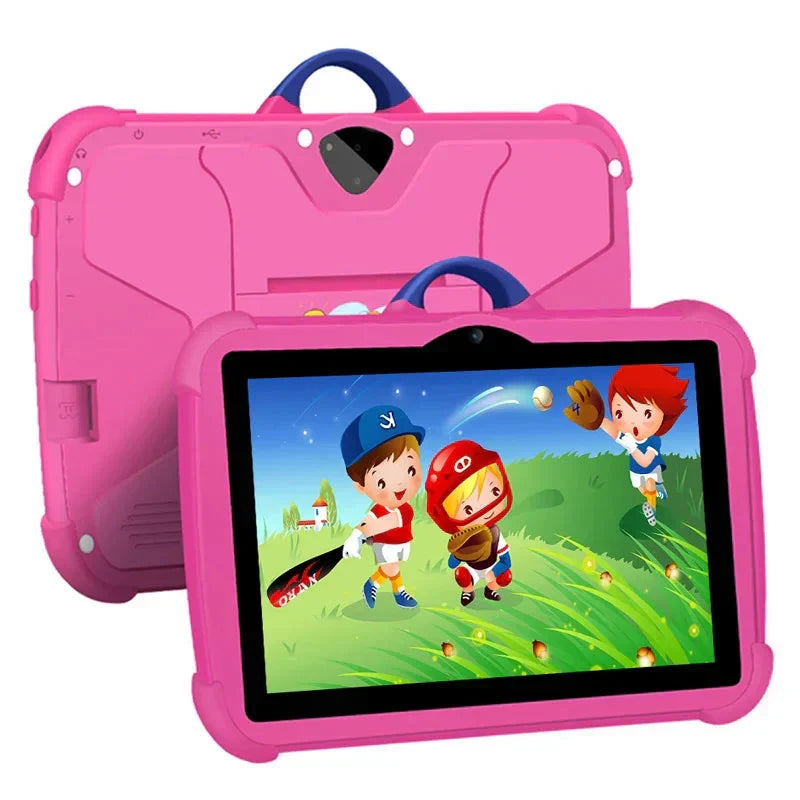 7-tommer tablet til børn | Tegnefilmsmotiv & Android | 64 GB lagerplads