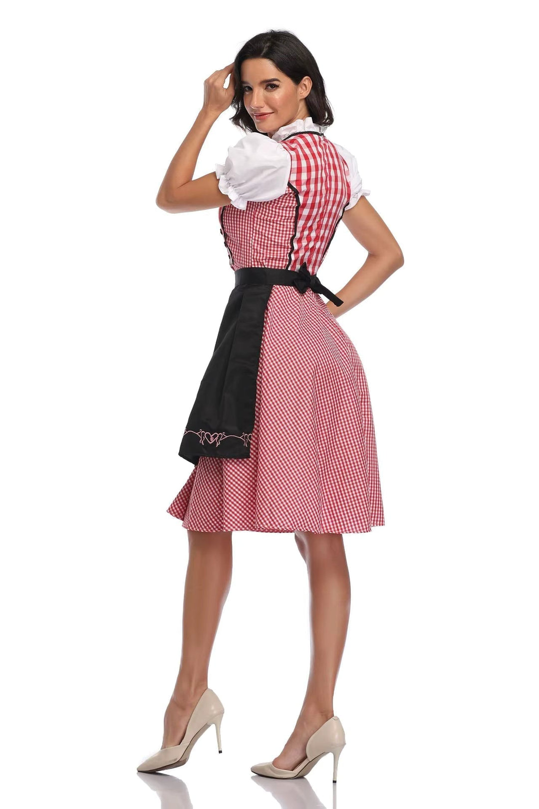 Klassisk dirndlkjolesæt til kvinder til Oktoberfest - Traditional Polyester