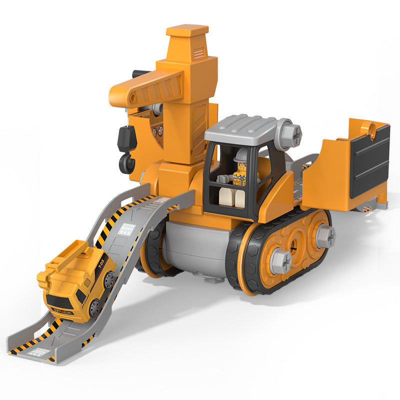 LittleBuilder legesæt - lastbil, gravemaskine & kran