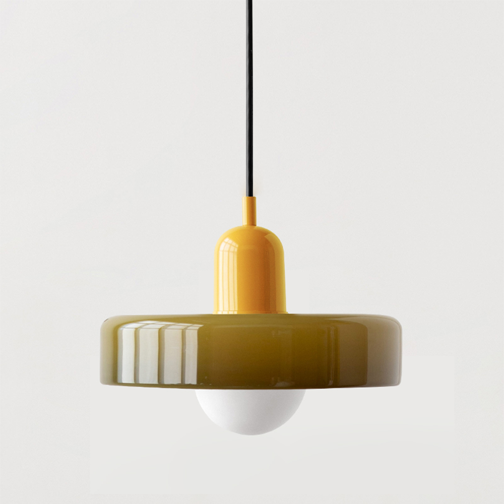 Farverig pendellampe | Bauhaus-stil | Kunstnerisk design