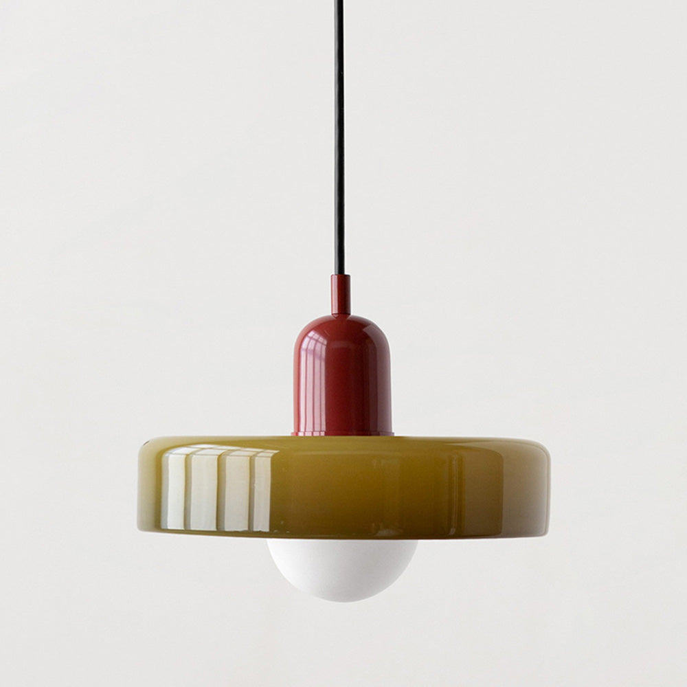 Farverig pendellampe | Bauhaus-stil | Kunstnerisk design