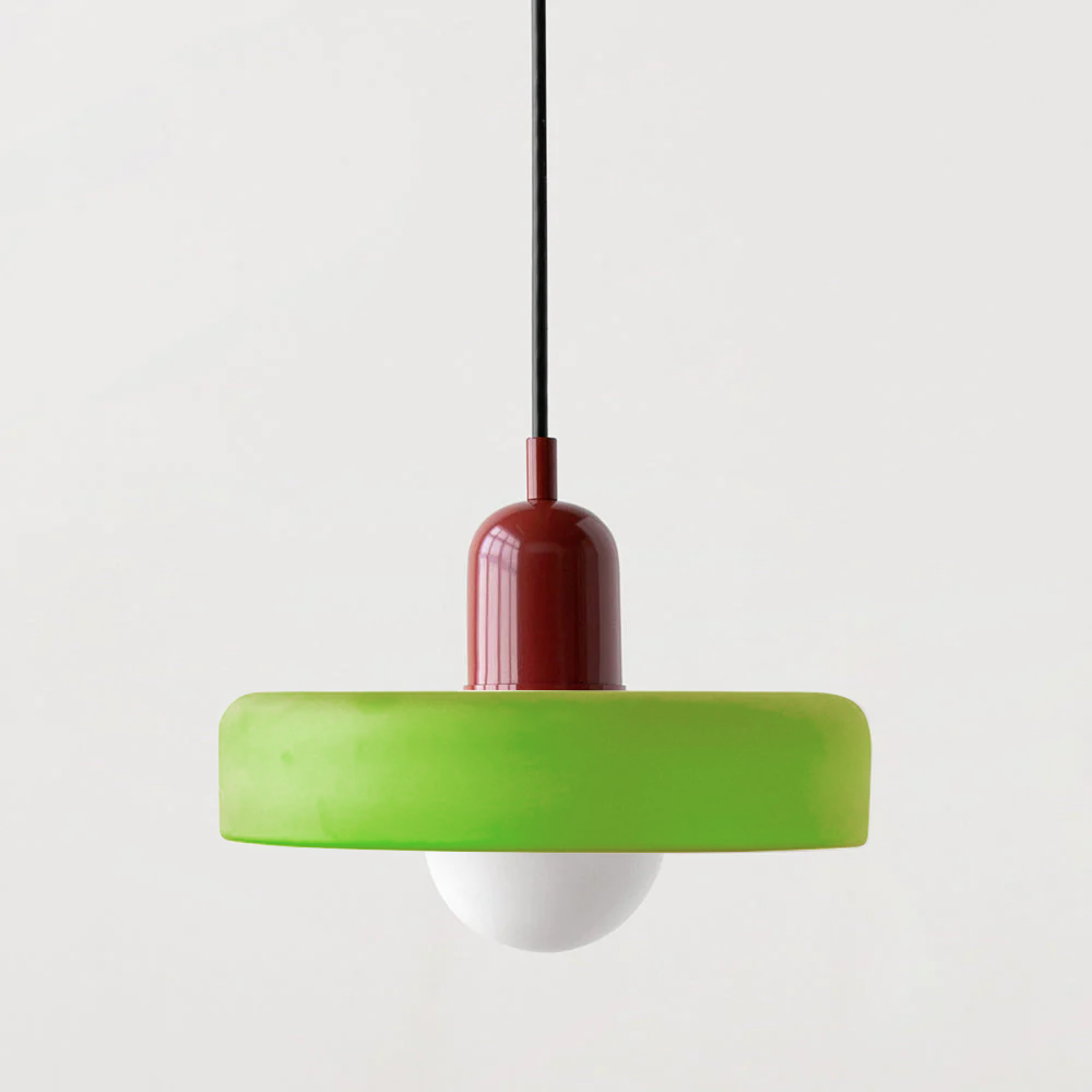 Farverig pendellampe | Bauhaus-stil | Kunstnerisk design