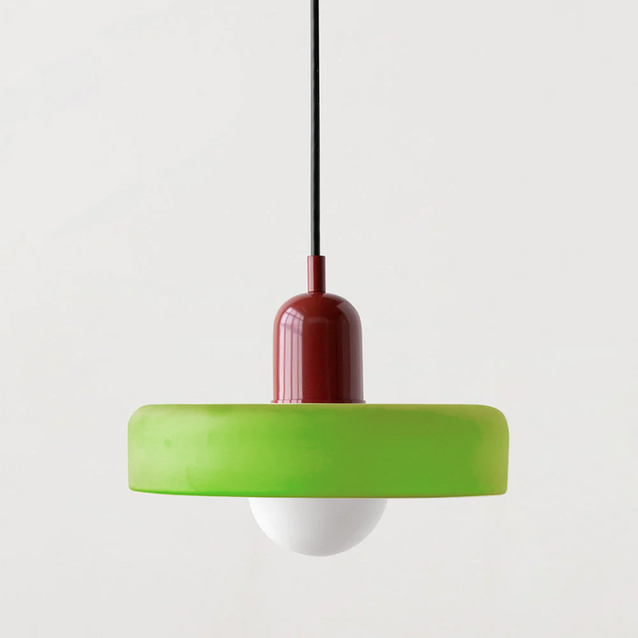 Farverig pendellampe | Bauhaus-stil | Kunstnerisk design