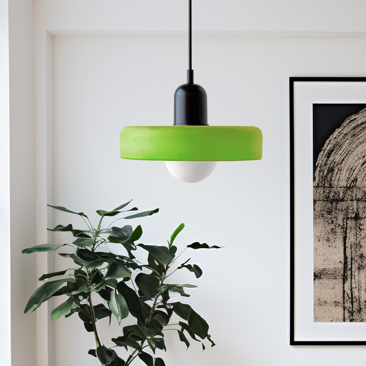 Farverig pendellampe | Bauhaus-stil | Kunstnerisk design