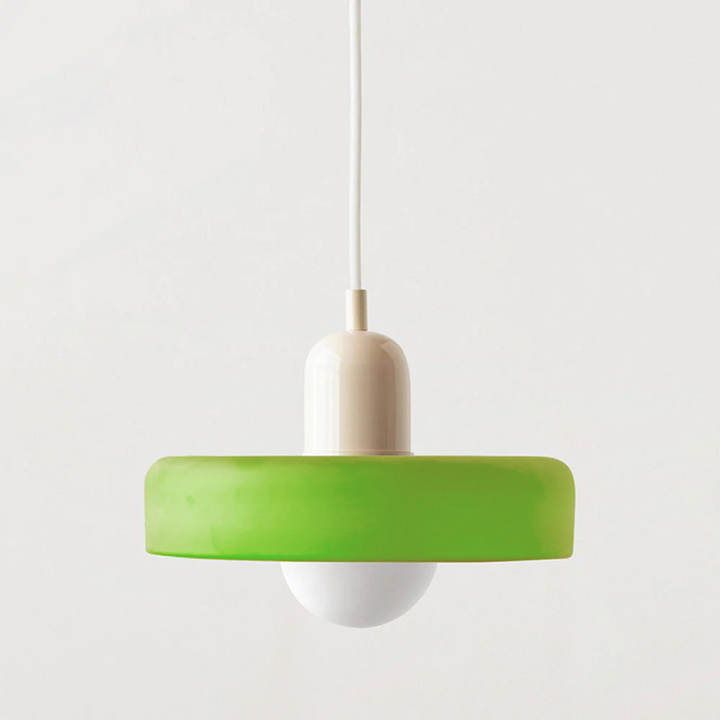 Farverig pendellampe | Bauhaus-stil | Kunstnerisk design