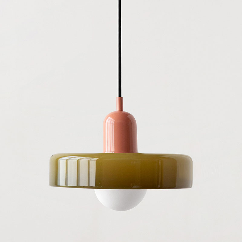 Farverig pendellampe | Bauhaus-stil | Kunstnerisk design