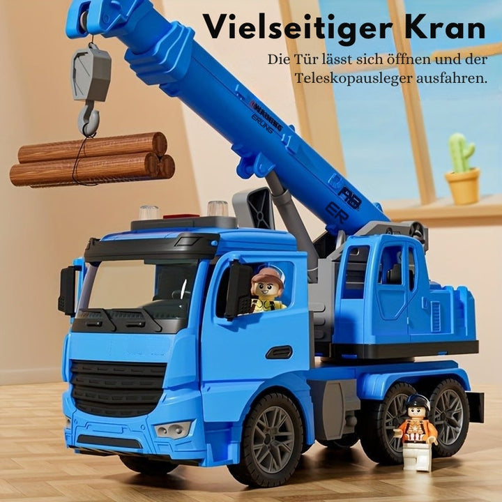 Legetøjslastbil med kran og lyde | Robust design