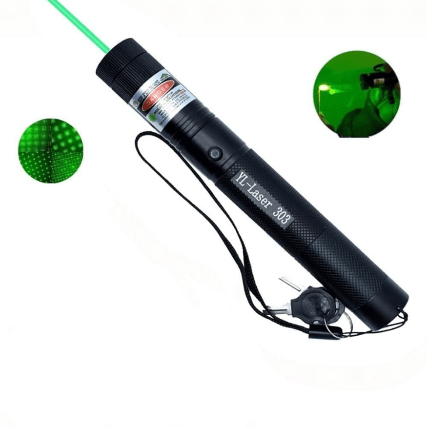 Kraftig laserpointer med høj ydeevne