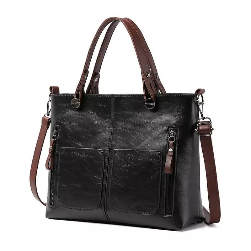 Lievehart skuldertaske i læder | Elegant og holdbar | Justerbar rem