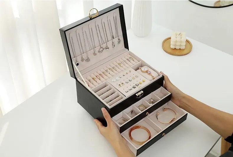 LuxeGuard | smykkeboks – elegant opbevaring til smykker