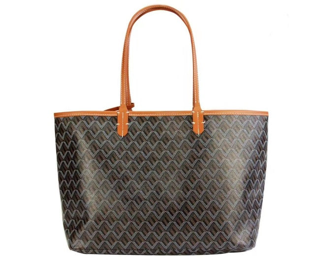 Luksuriøs Shopper-taske | Elegant og Rummelig | Bordeaux
