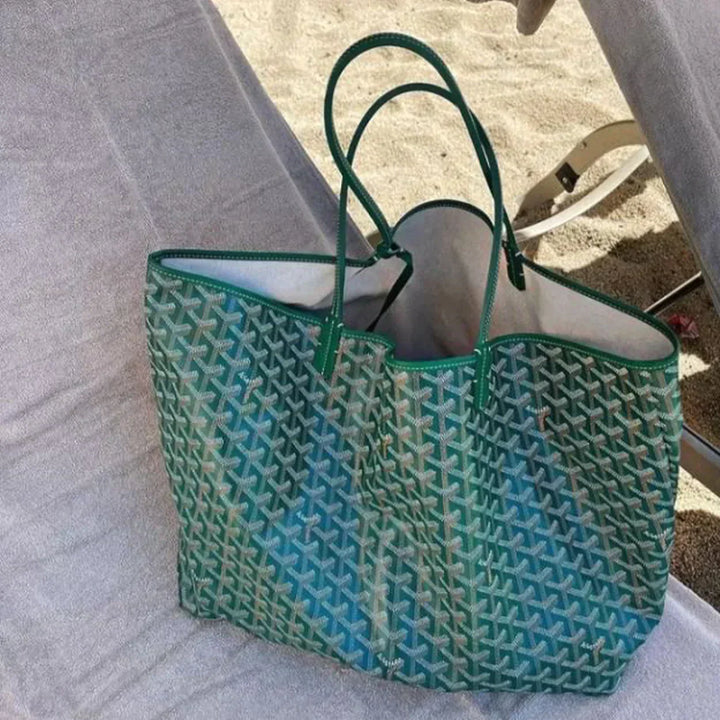 Luksuriøs Shopper-taske | Elegant og Rummelig | Bordeaux
