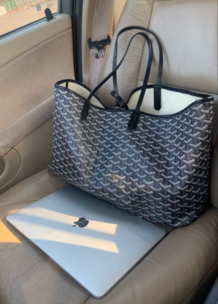 Luksuriøs Shopper-taske | Elegant og Rummelig | Bordeaux