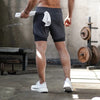 Mænds Fitnessshorts med Integreret Liner og Smart Lomme