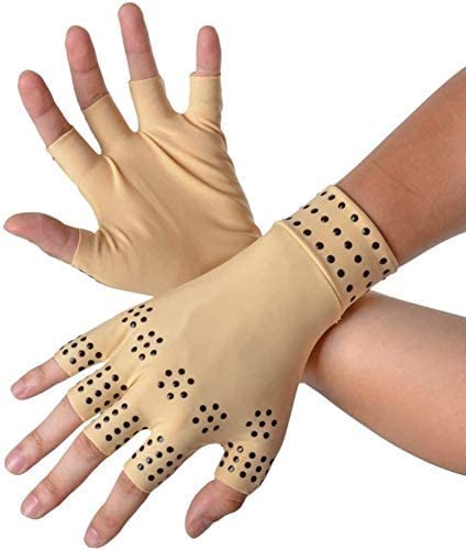 Kompressionsterapihandsker med magneter