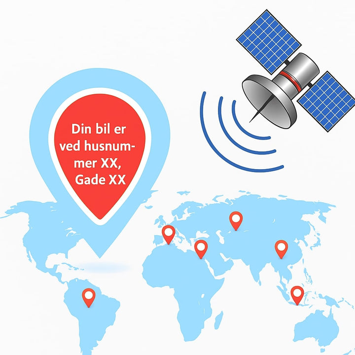 Geopod til Bil - Magnetisk GPS-tracker til Sikker Overvågning