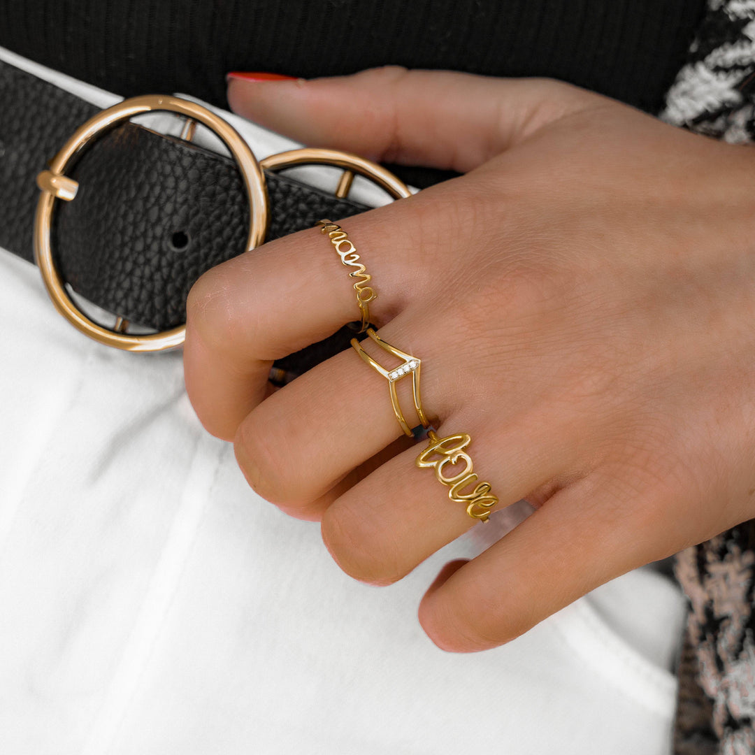 Stilfuld Mama-ring - Emma