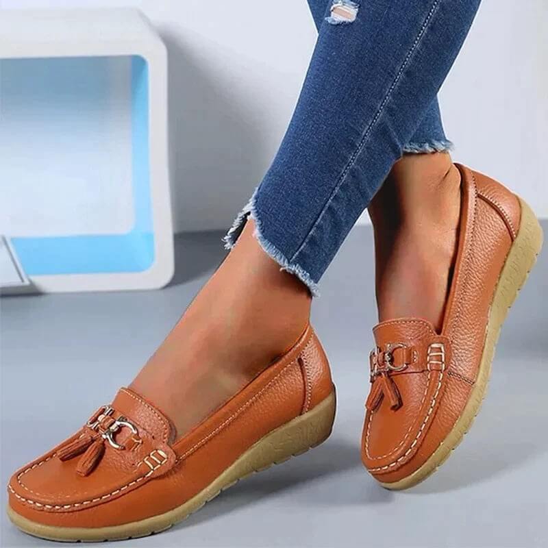 Ortopædiske loafers i læder – Isabella