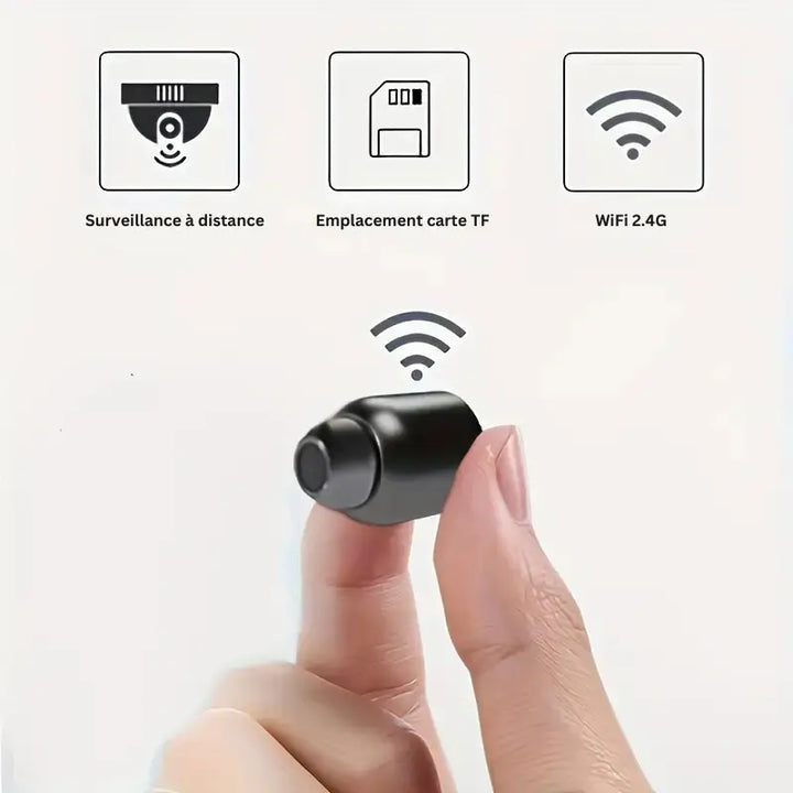 Trådløst mini-spionkamera – sikker HD-overvågning