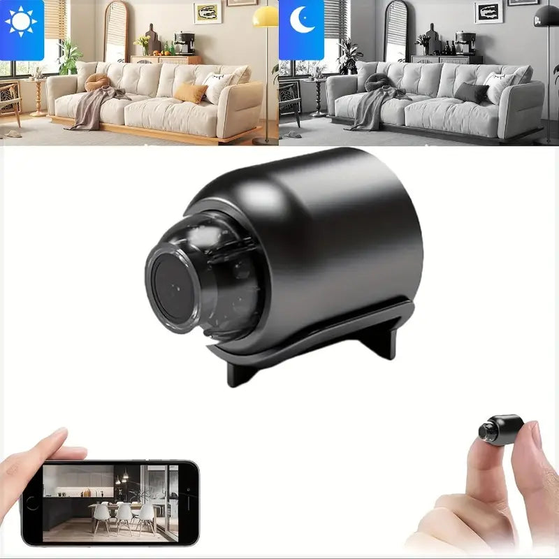 Trådløst mini-spionkamera – sikker HD-overvågning