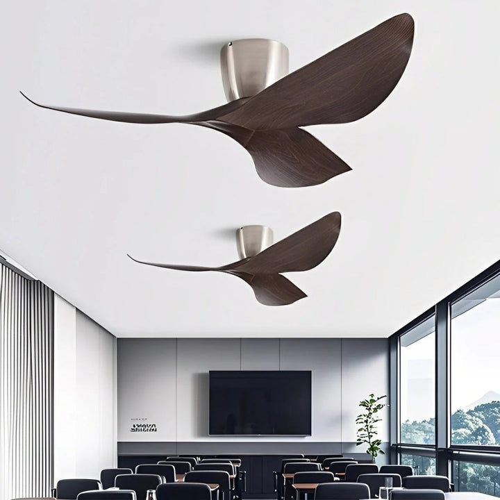 Nelvarn – minimalistisk loftsventilator med vinger
