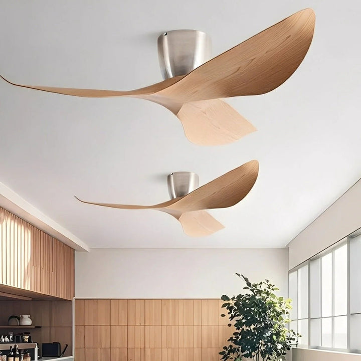 Nelvarn – minimalistisk loftsventilator med vinger