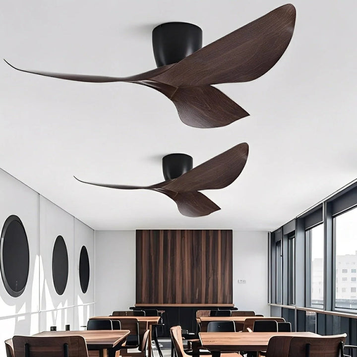 Nelvarn – minimalistisk loftsventilator med vinger