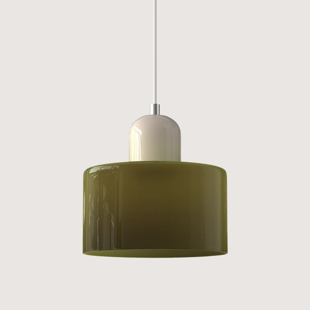 Moderne pendellampe i glas