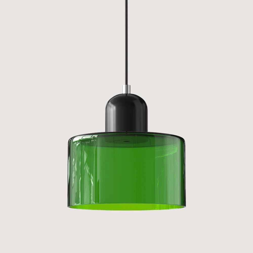 Moderne pendellampe i glas