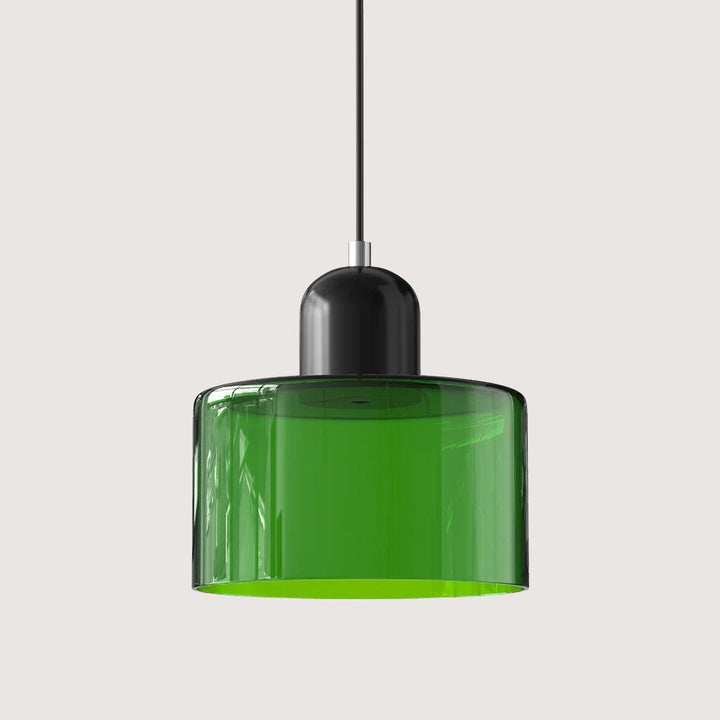Moderne pendellampe i glas