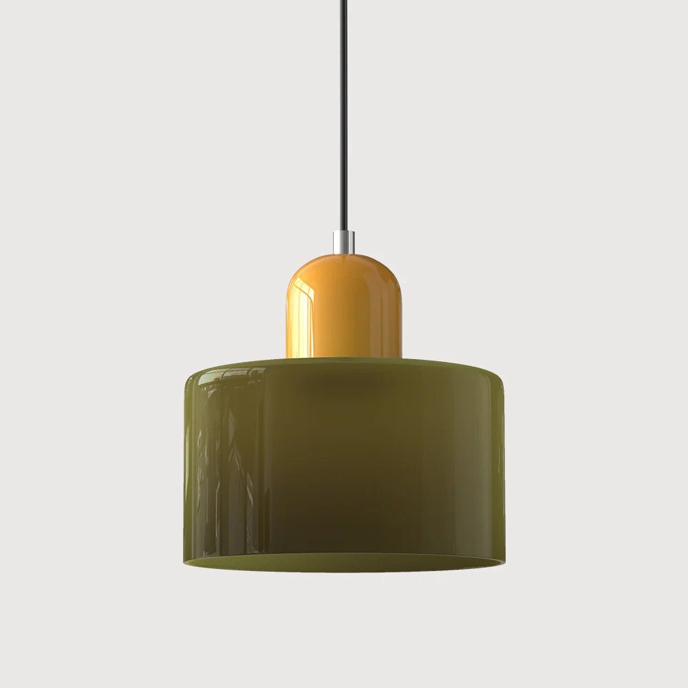 Moderne pendellampe i glas