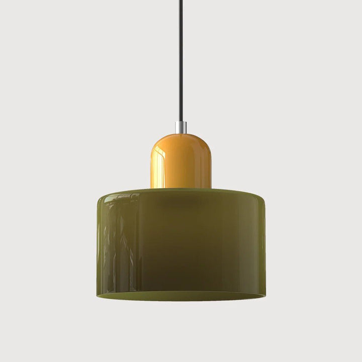 Moderne pendellampe i glas