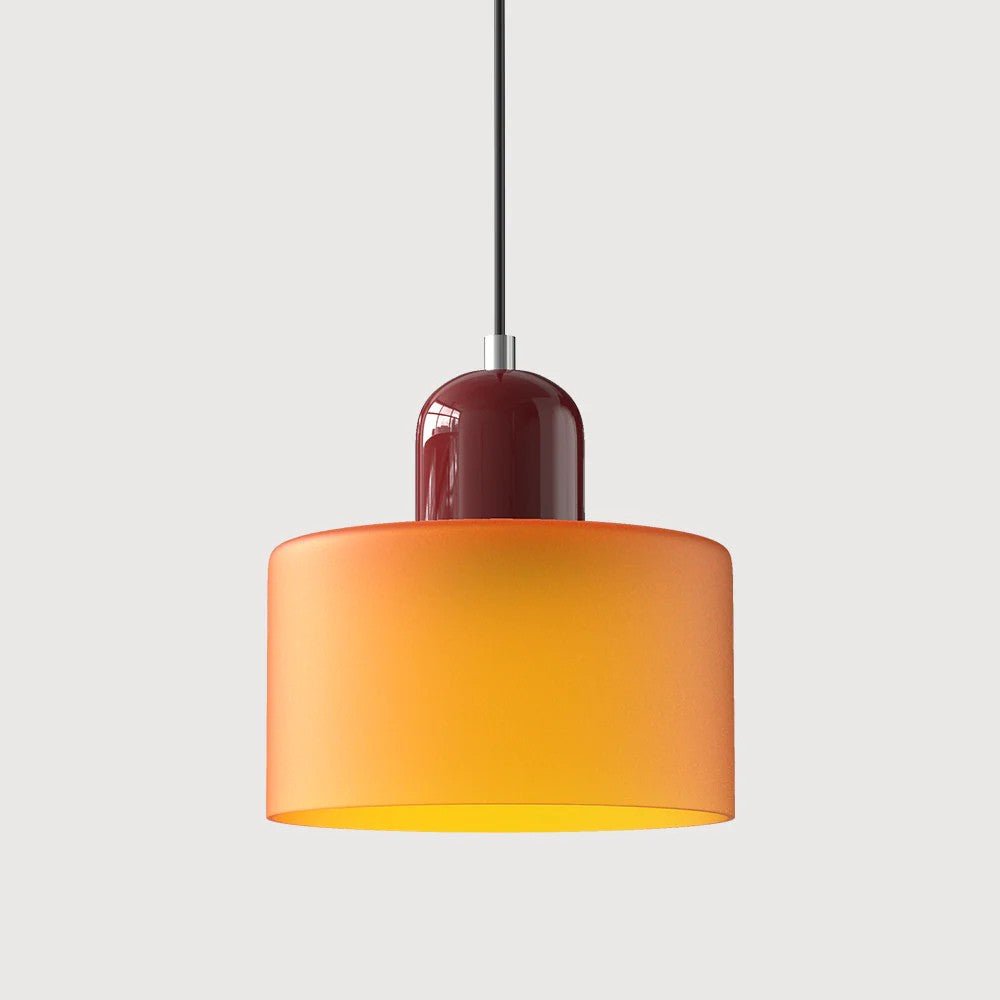 Moderne pendellampe i glas