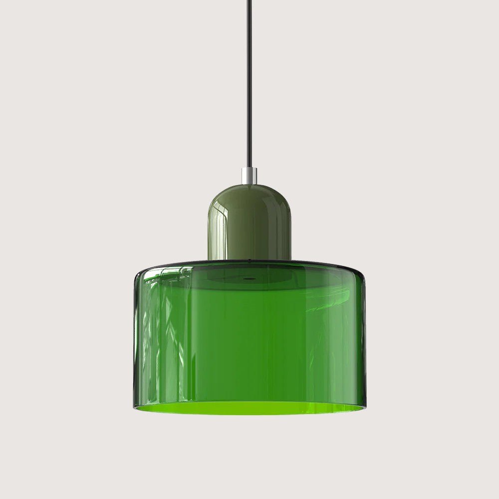 Moderne pendellampe i glas