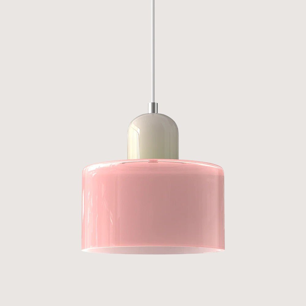 Moderne pendellampe i glas