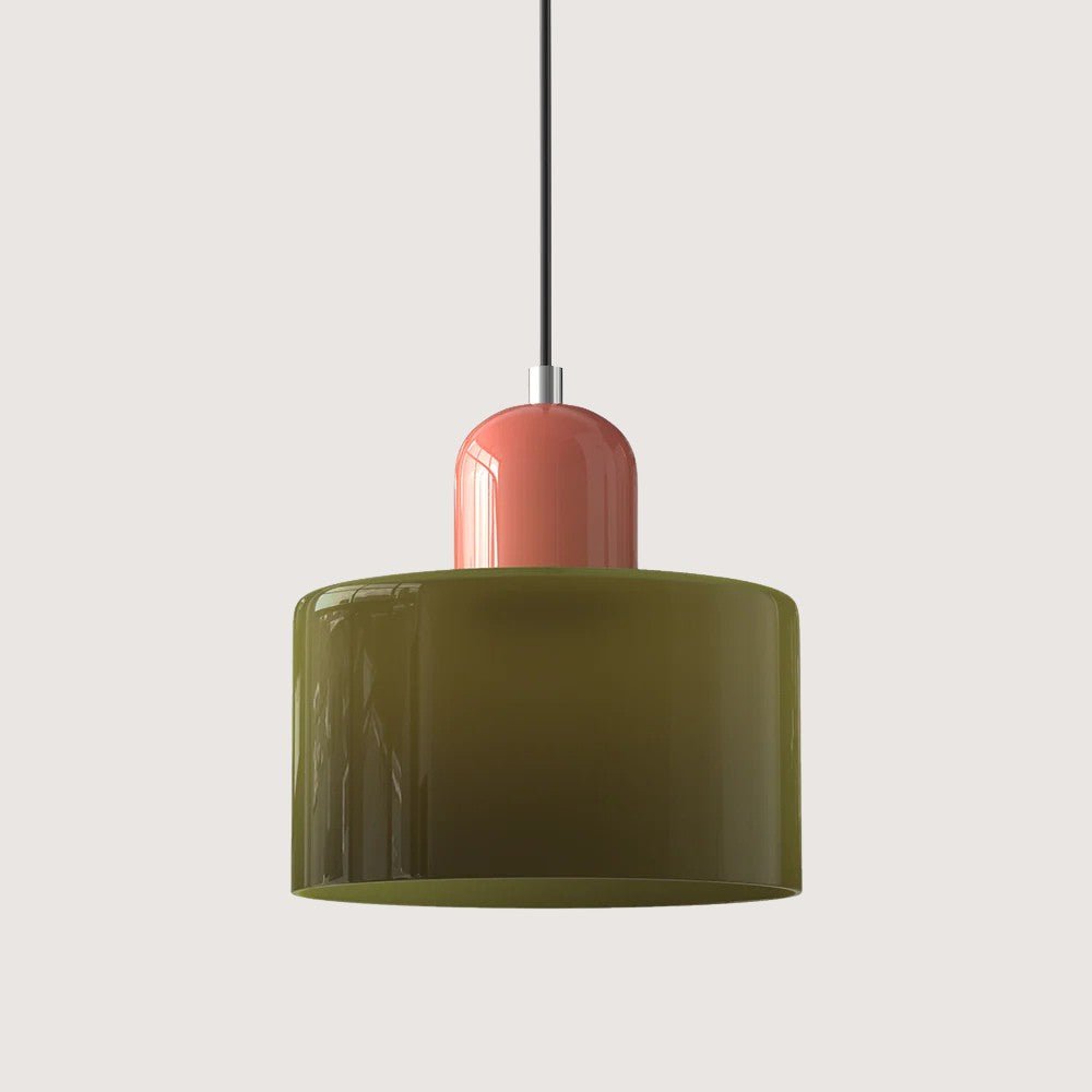 Moderne pendellampe i glas