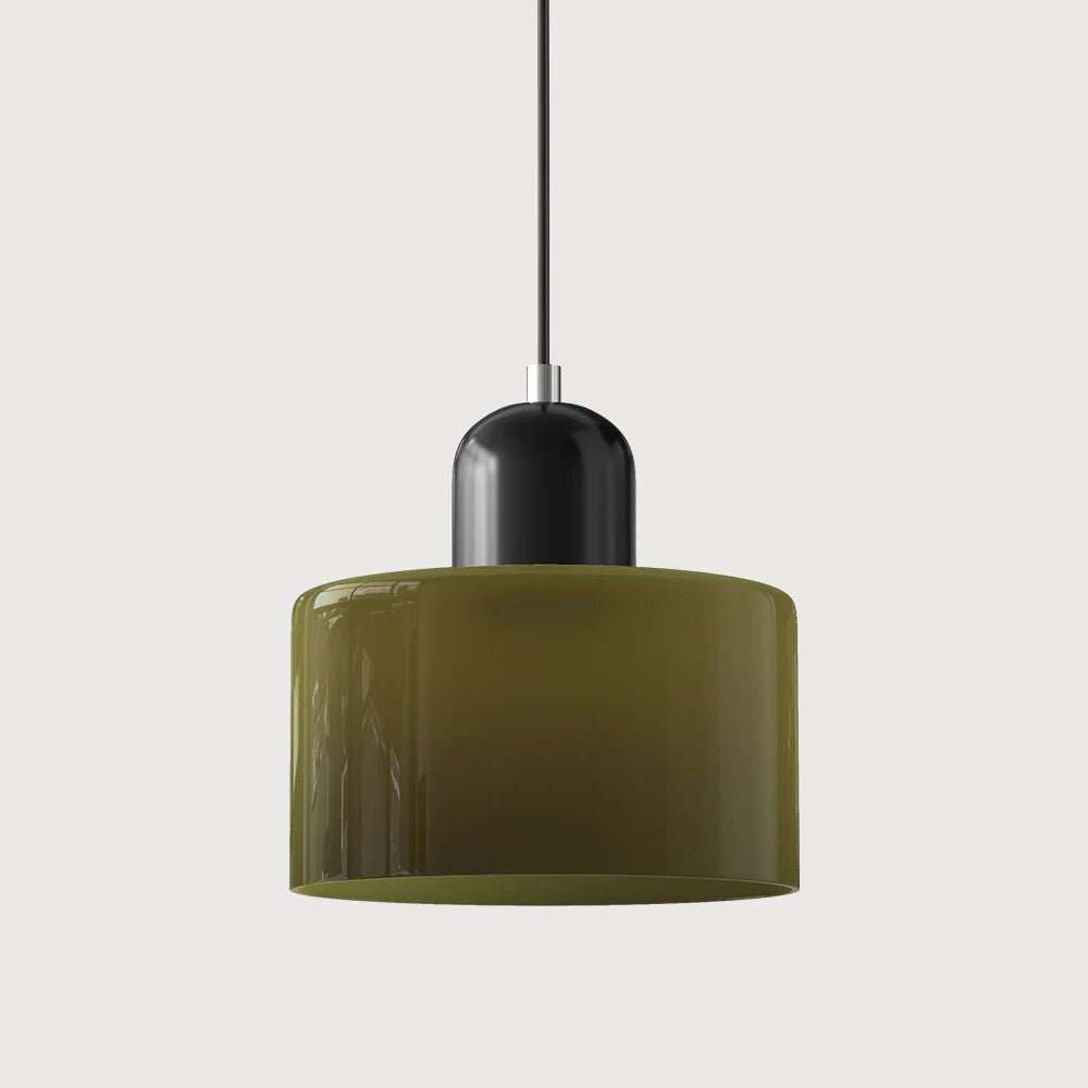 Moderne pendellampe i glas
